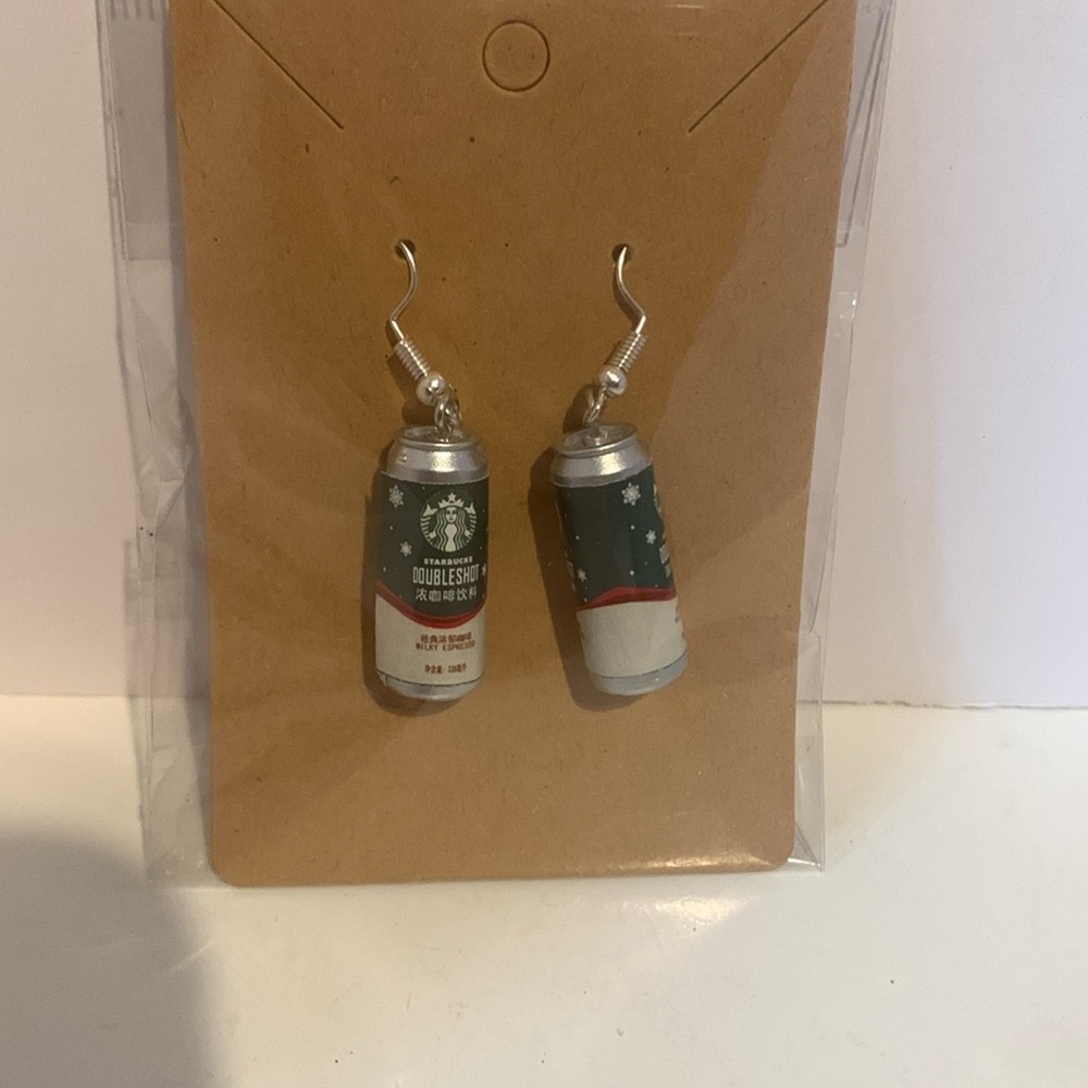 Starbucks Double Shot Earrings French Hook